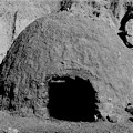 Horno de barro en el desierto