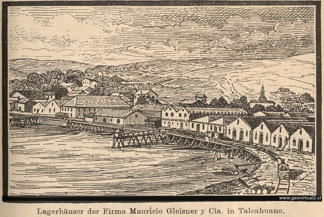 Talcahuano, Hugo Kunz 1890