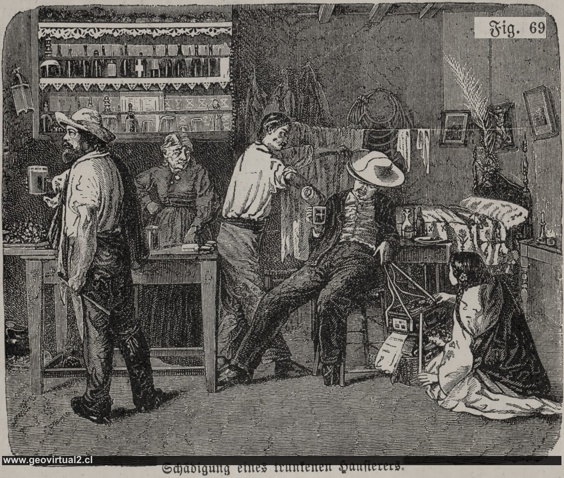 Vendedor ambulante boracho