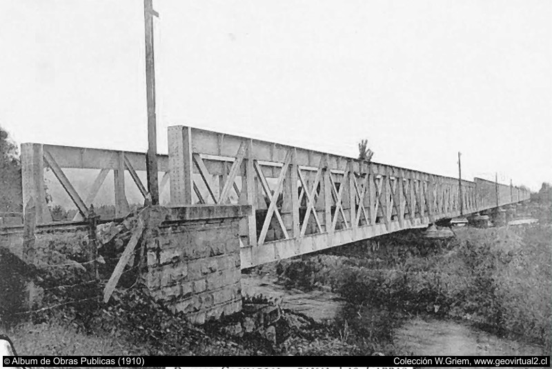 Puente Cachapoal, ramal a Las Cabras, Chile