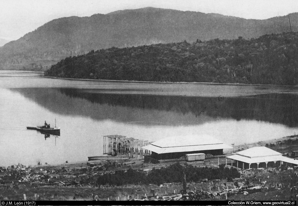 Estación de San Martin, ferrocarriles del sur de Chile