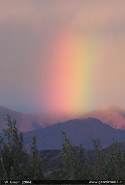 Arco Iris en Atacama, Chile