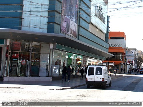 Calle O Higgins en el centro en 2010