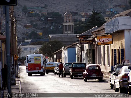 Calle Rodriguez en el centro de Copiapó