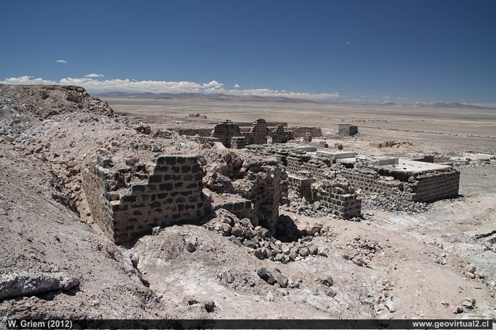 Oficina Chizela o Ghizela en el desierto de Atacama