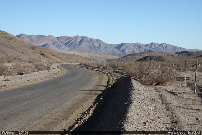 Quebrada Cinchado, camino a Cerro Blanco - Región de Atacama