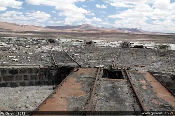 Tornamesa en pleno desierto: Estación Catalina; Region Antofagasta, Chile