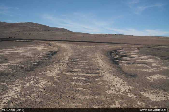 Estación Portezuelo en el desierto Atacama, Chile