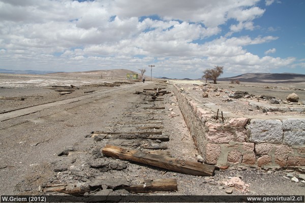 Estación Catalina, ferrocarril Longitudinal en la Región Antofagasta; Chile