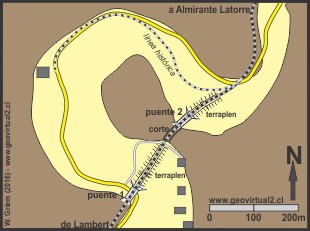 Trayecto histórico - carta