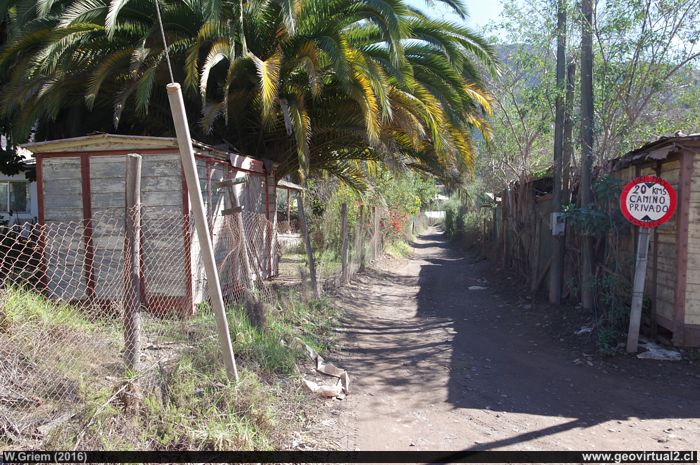 Almendral: Trayecto y carros - Ferrocarril del valle del Elqui