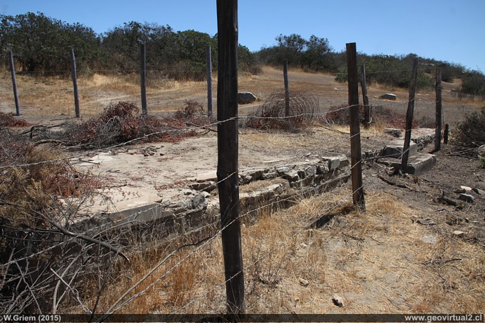 Ex estación de la cuesta Los Cristales, ferrocarril longitudinal del Norte de Chile