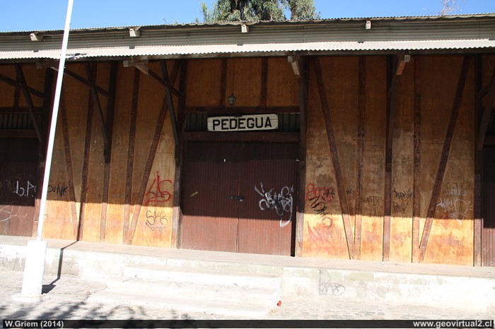 Estación ferrocarril de Pedegua, Región de Valparaíso, Chile