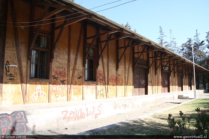 Estación ferrocarril de Pedegua, Región de Valparaíso, Chile