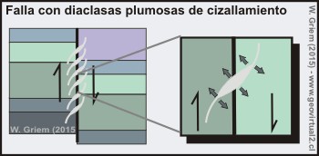 Plumosas de cizallamiento