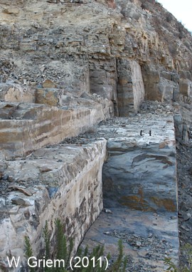 Diaclasas y fracturas en la rocas - Atacama, Chile