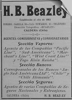 Anuncio de Beazley in Caldera, Atacama