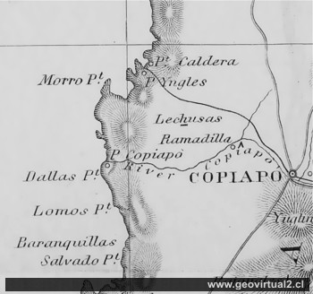 Caldera de Gilliss - carta