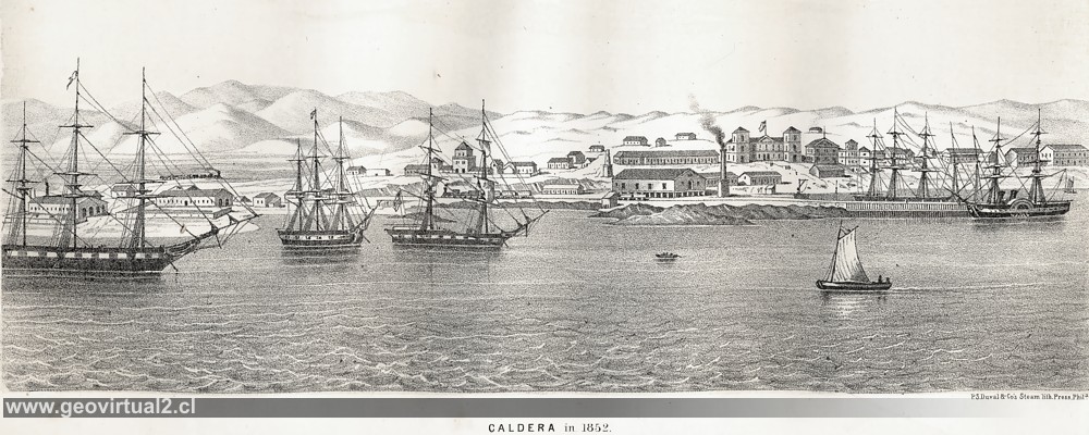 Ilustración de Caldera de Gilliss 1852