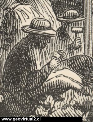 Detalle de la imagen de R. Tornero de la cancha de la mina Buena Esperanza en Chimberos.