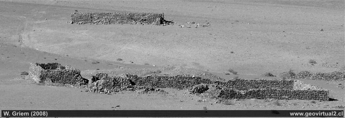 Ruinas de Tres Puntas en Atacama, Chile