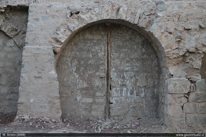 Amolanas Aqueduct Arch in the Atacama Region - Chile