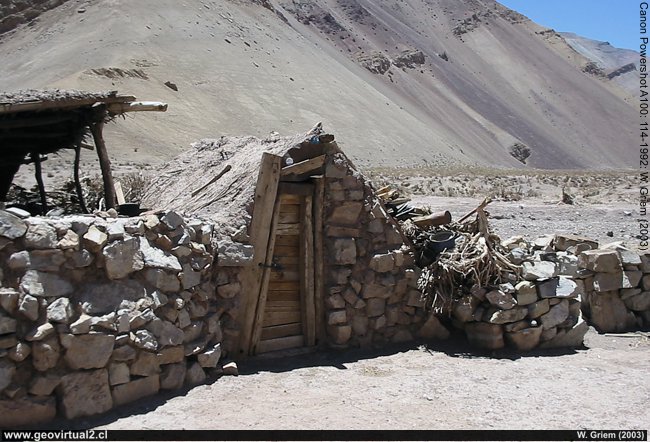 Steinhaus in Guardia, Atacama-Wüste, Chile