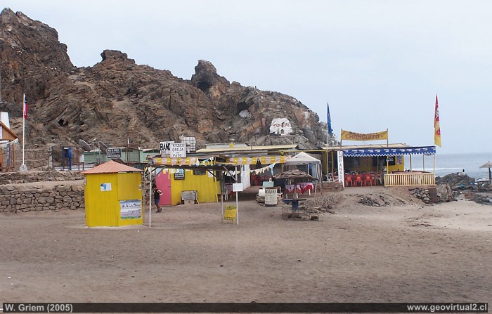 Fischerdorf Pan de Azúcar in der Atacama-Wüste, Chile