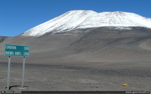 Der Francisco Pass in der Atacama Region Chile