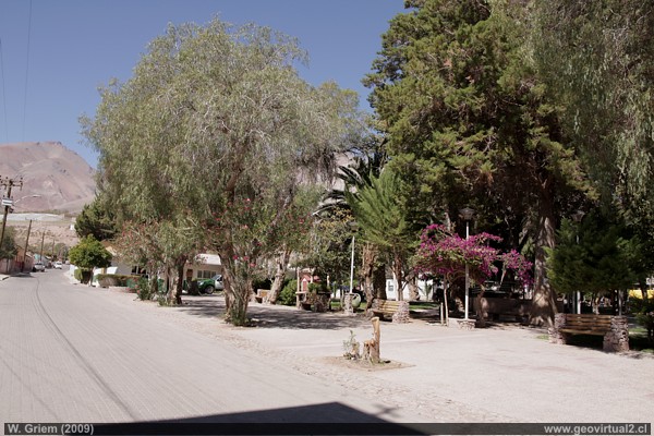 Plaza de El Transito en la Región de Atacama - Chile