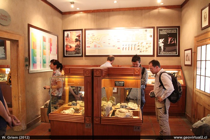 In der Ausstellung des Bergbau Museums in Tierra Amarilla, Chile