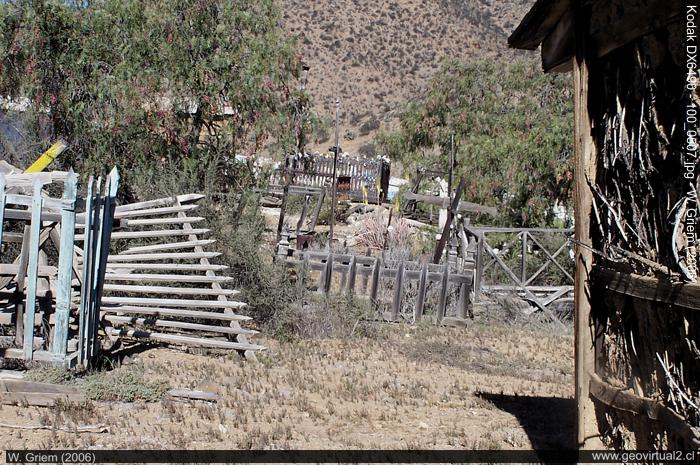 Cementerio de Quebradita en Atacama, Chile