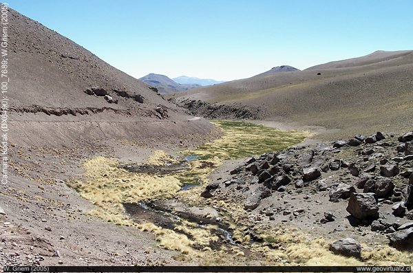 Die Quebrada Paredones, zwischen Copiapo und Negro Francisco Lagune, Nord - Chile