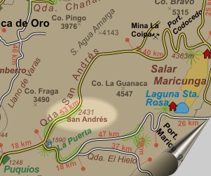Carta San Andres en Atacama