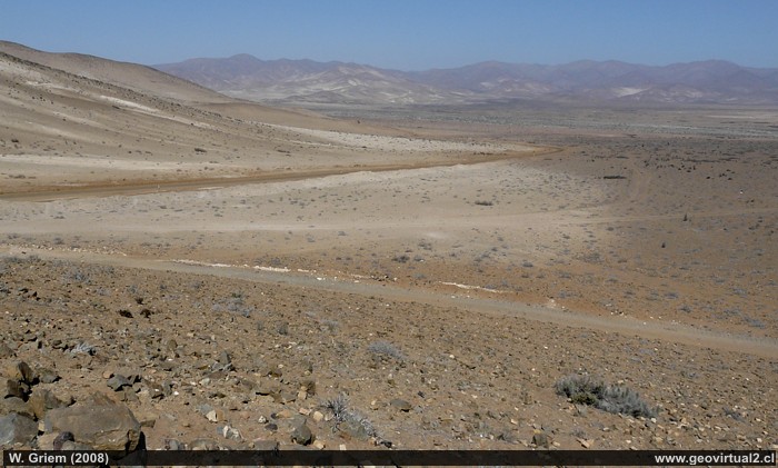 Quebrada Carrizalillo en el desierto de Atacama, Chile