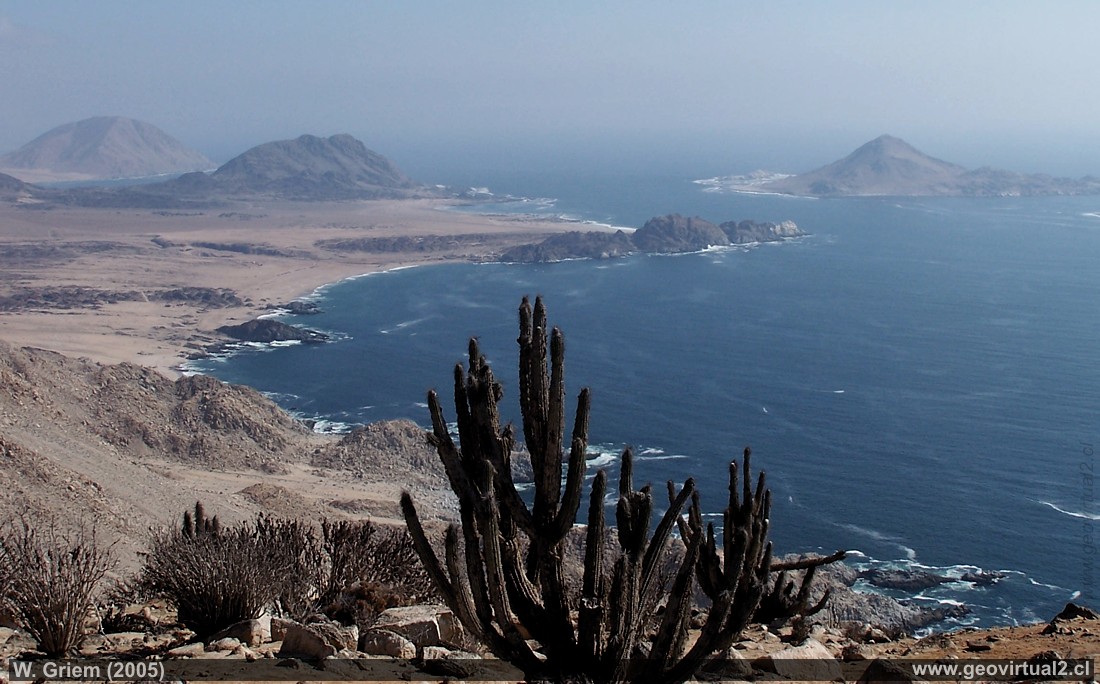 Vista a Pan de Azucar en la Region de Atacama - Chile
