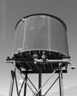 Ferrocarril en el desierto de Atacama: Estanque de Agua
