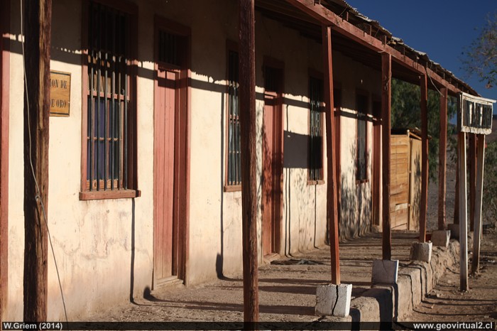 Der Bahnhof von Inca de Oro im Jahre 2014 Region Atacama, Chile