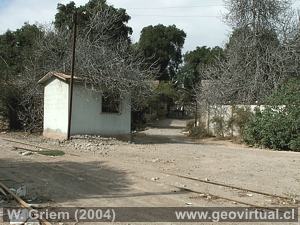 Alte ausfahrt aus dem Bahnhof
