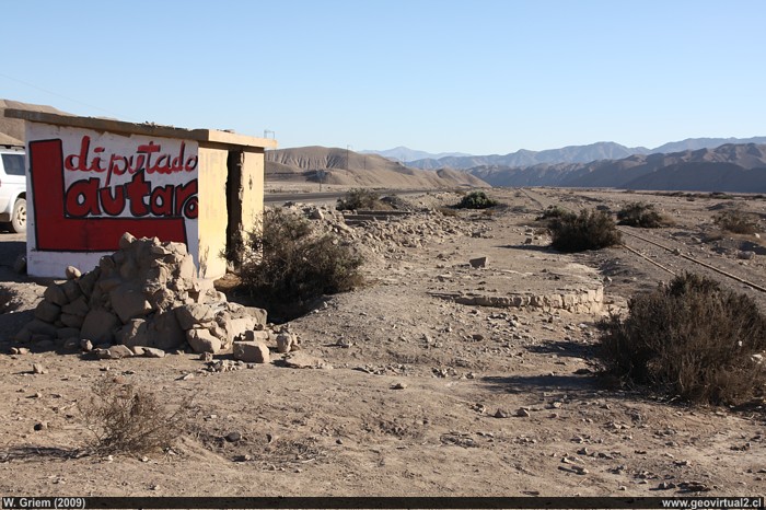 Chulo, estación en el desierto de Atacama cerca de Copiapo