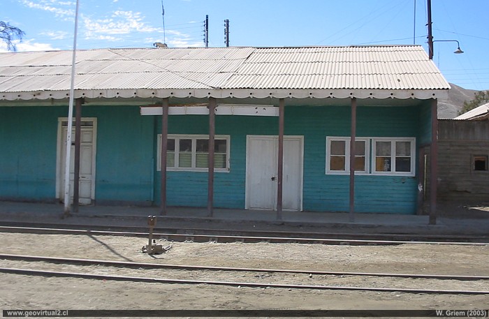 Bahnhof von Diego de Almagro in der chilenischen Atacama Region