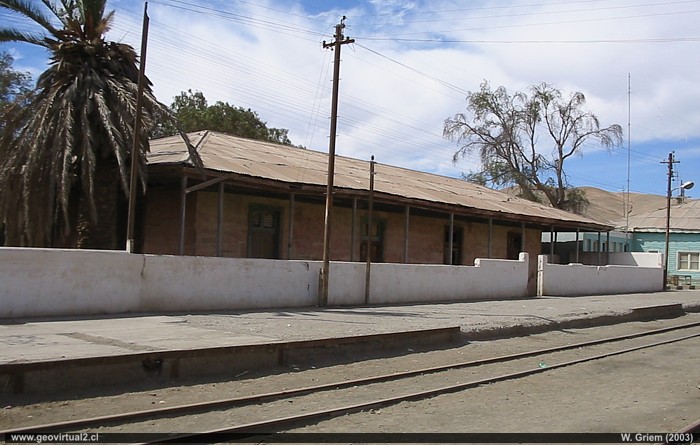 Bahnhof von Diego de Almagro in der chilenischen Atacama Region