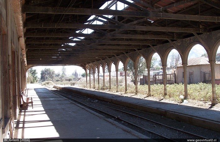 Der Bahnhof von Copiapo in der Atacama Region, Chile