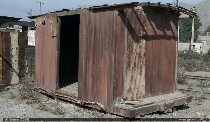 Historischer Eisenbahnwagen: Eisenbahn in Copiapo, Chile
