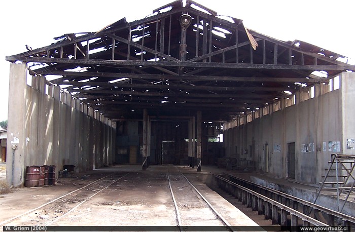 Ehemalige Halle im Bahnhof von Copiapo, Chile