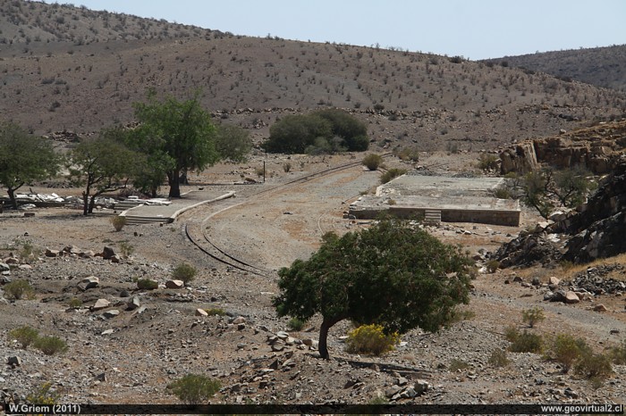 Estación ffcc de Vizcachitas en la Region Atacama, Chile