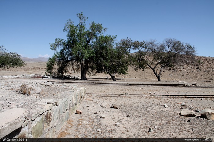 Estación Vizcachitas en la Region Atacama, Chile