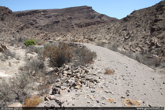 Terraplen de Molle Bajo, Region de Atacama, Chile