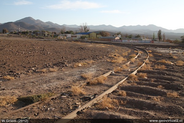 Bahnhof von Inca de Oro in der Atacama Wüste, Chile