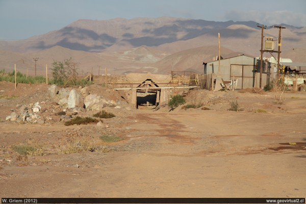 Bahnhof von Inca de Oro in der Atacama Wüste, Chile